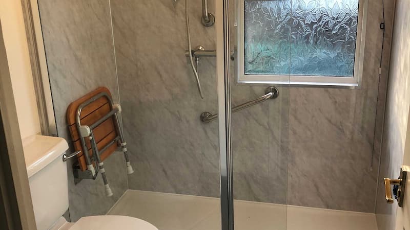 disabled bathroom installation